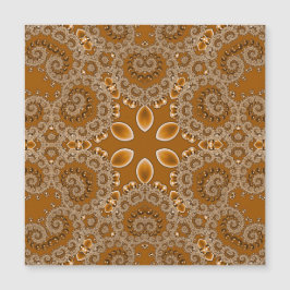 Caramel Fractal Lace Magnet