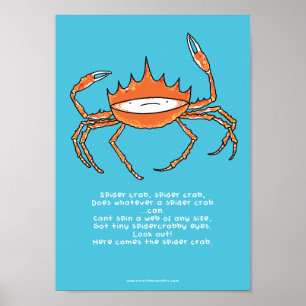 Caranguejo de aranha, poster do caranguejo de