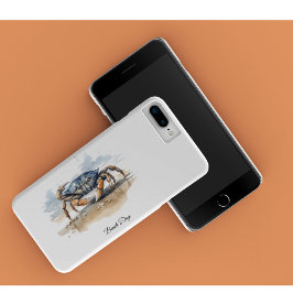 Caranguejo de Praia em Aquarela, personalizado