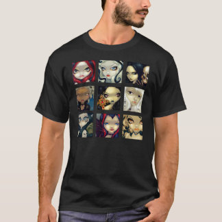 Caras do país das fadas: Fada gótico da CAMISA dos