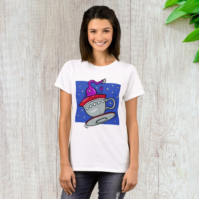 Caráter Marciano Womens T-Shirt (Criador carregado)