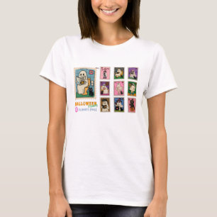 Caráter T-Shirt dos Carimbos do Dia das Bruxas