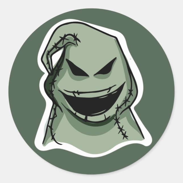 Carateres de Halloween autocolantes personalizados (Frente)