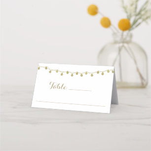 Carateres Dourados Luzes Jantes Casamento Cartões