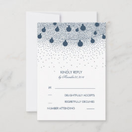 Carateres RSVP de Casamento Russo da Cadeia de mar