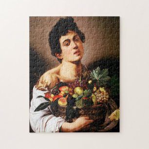 Caravaggio Boy com uma cesta de Quebra-cabeça Fru