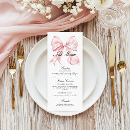 Cardápio de Arco Rosa Menu Elegante Arco Rosa