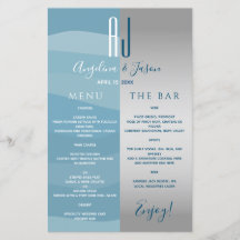Cardápio de Bar de Casamento