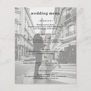 Cardápio de Casamento com Orçamento Mínimo de Foto