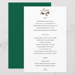Cardápio de Casamento Winter Pinery