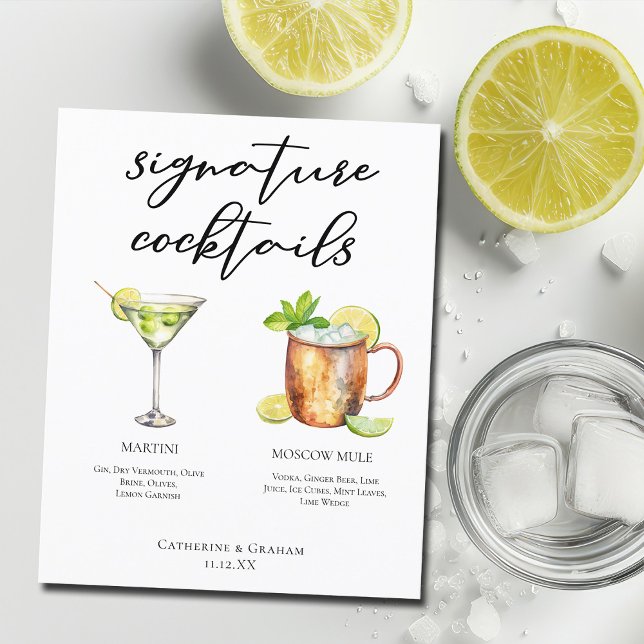 Cardápio de Coquetéis Especiais Martini Moscow Mul (Criador carregado)