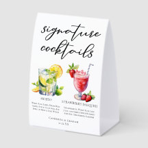 Cardápio de Coquetel Signature Mojito Morango Daiq