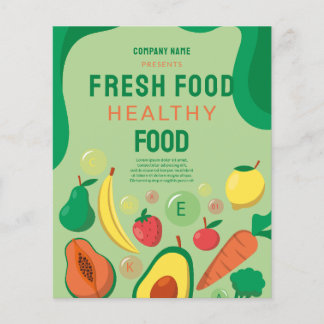 Cardápio de Restaurante de Catering de Alimentação