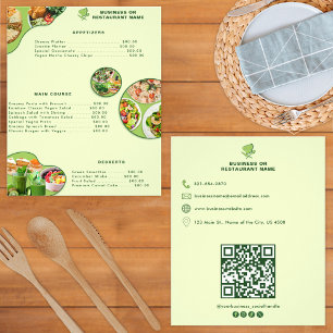 Cardápio de Restaurante Vegano Profissional Códi