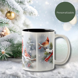 Cardeais de Natal na Caneca da Neve 1