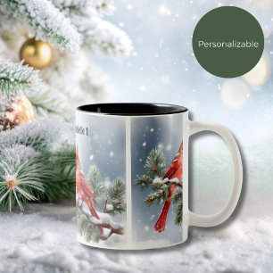 Cardeais de Natal na Caneca da Neve 2