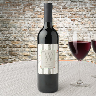 Cardeais divertidos em Árvores de Aves Monograma W