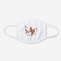 Cardeais e Chickadee com Berries de inverno