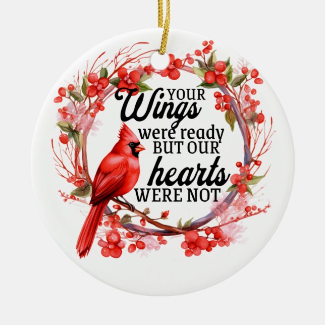 Cardeal Do Céu. Ornamento (Frente)