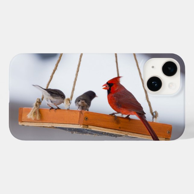 Cardeal e capas de iphone Juncos (Verso (horizontal))