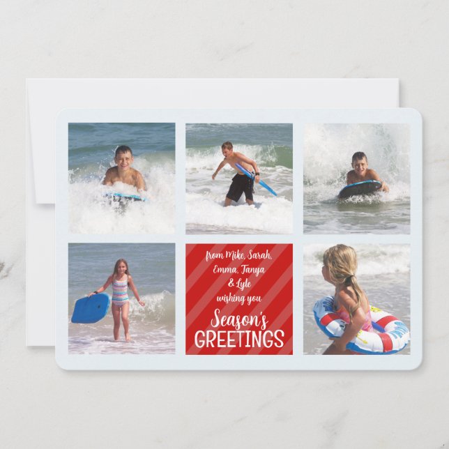 Cardeal Vermelho de Colagem de Fotografias Multi-5 (Frente)