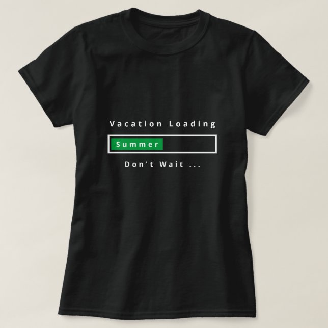 Carga de T-Shirt Engraçado - Verão (Frente do Design)