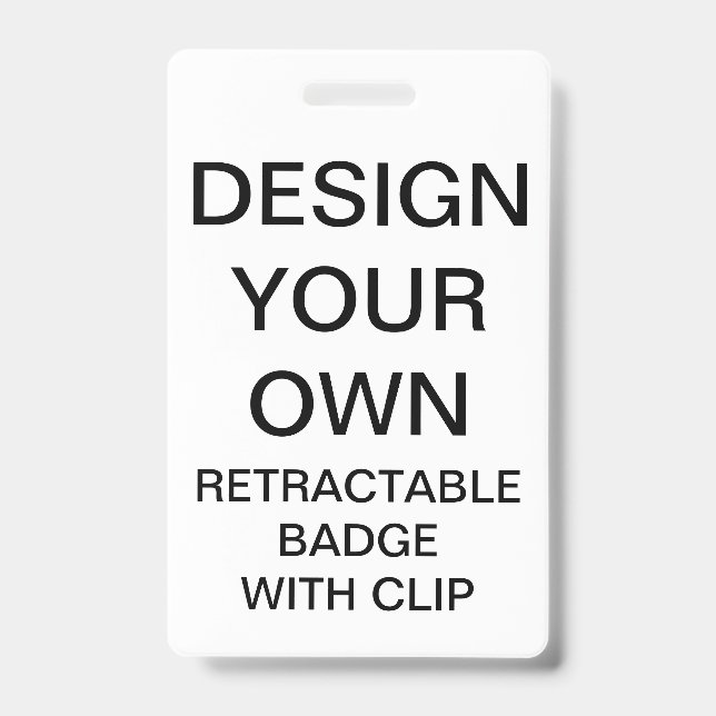 Cargol Personalizado de CLIP E Crachá RETRÁTIL (Frente)