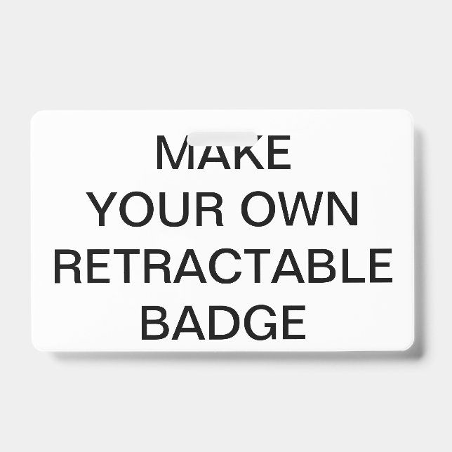 Cargol Personalizado RETRÁTIL DE Crachá & CLIP (Frente)