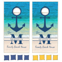 Caribe Sea Monograma Beach House Anchor Family