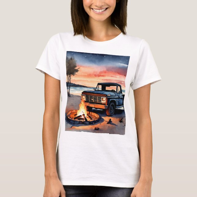 "Caricatura com Camiseta Marshmallow T-Shirt - Coz (Frente)