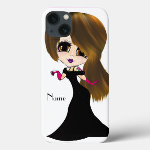 Caricatura de garota personalizada