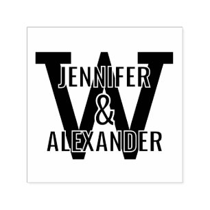 Carimbo Auto Entintado 2 Nomes Sobre Simples Solteiro Negrito Monografias