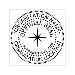 Carimbo Auto Entintado 8 P Star Generic Custom Seal Name