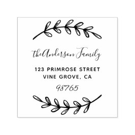 Carimbo Auto Entintado A pasta de script personalizado deixa o endereço d