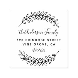 Carimbo Auto Entintado A pasta de script personalizado deixa o endereço d