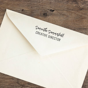 Carimbo Auto Entintado Adicionar Assinatura e Cargo Comercial