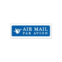 AIR MAIL PAR AVION 折り鶴 鳥 エアメールスタンプ origami bird セル