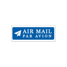 AIR MAIL PAR AVION 紙飛行機 エアメールスタンプ paper airplane セ