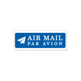 Carimbo Auto Entintado AIR MAIL PAR AVION 紙飛行機 エアメールスタンプ paper airplane セ