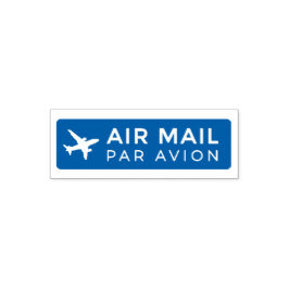 Carimbo Auto Entintado AIR MAIL PAR AVION 飛行機 エアメールスタンプ airplane セルフインキング