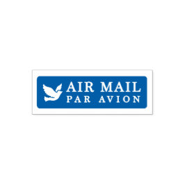Carimbo Auto Entintado AIR MAIL PAR AVION 鳥 エアメールスタンプ bird birds セルフインキング