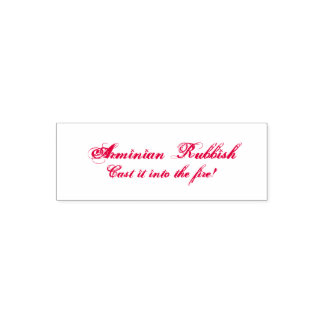 Carimbo Auto Entintado Arminian Rubish - Passe-O Para O Fogo!