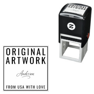 Carimbo Auto Entintado Arte Original Personalizada Texto Assinatura Madei