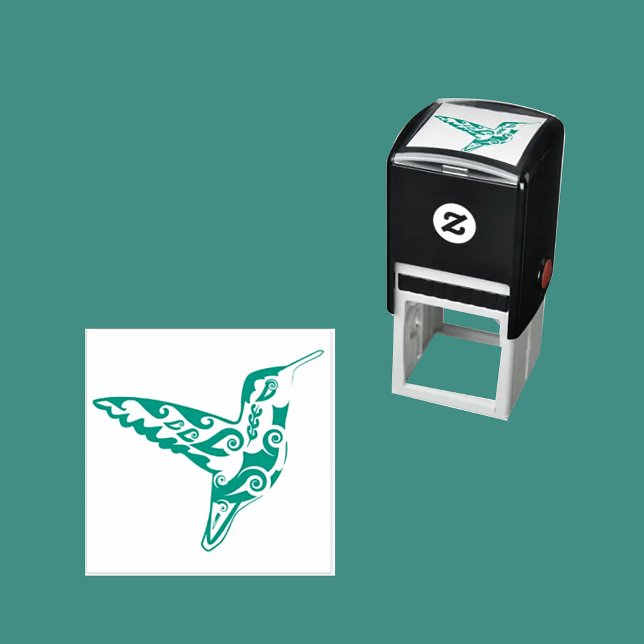 CARIMBO AUTO ENTINTADO ARTY HUMMINGBIRD DECORATIVA ÚNICA (Criador carregado)