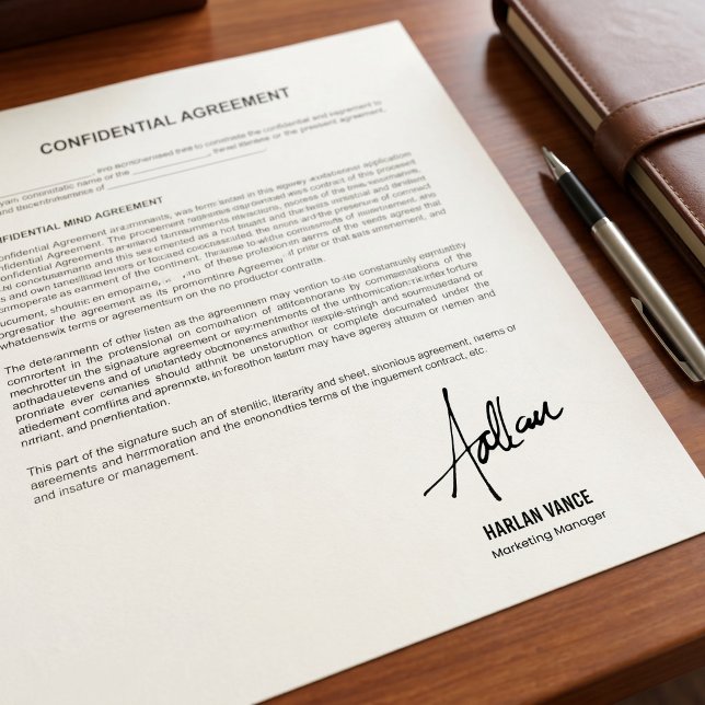 Carimbo Auto Entintado Assinatura Manuscrita Personalizada | Documento Pr (Criador carregado)