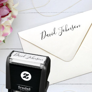 Carimbo Auto Entintado Assinatura personalizada de nome personalizado