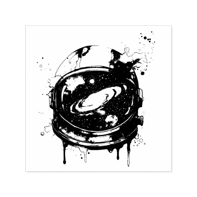 Carimbo Auto Entintado Astronauta (Design)