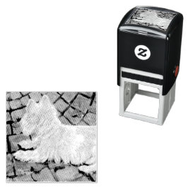 Carimbo Auto Entintado Autumn Leaves Westie no Pacio