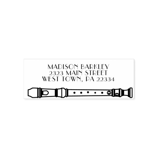 Carimbo Auto Entintado Banda de Músicas em Gravador (Design)