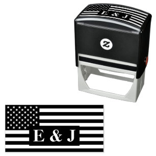Carimbo Auto Entintado Bandeira Americana